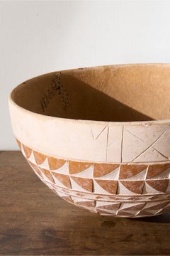 20th Century African carved Gourd bowl - No 3