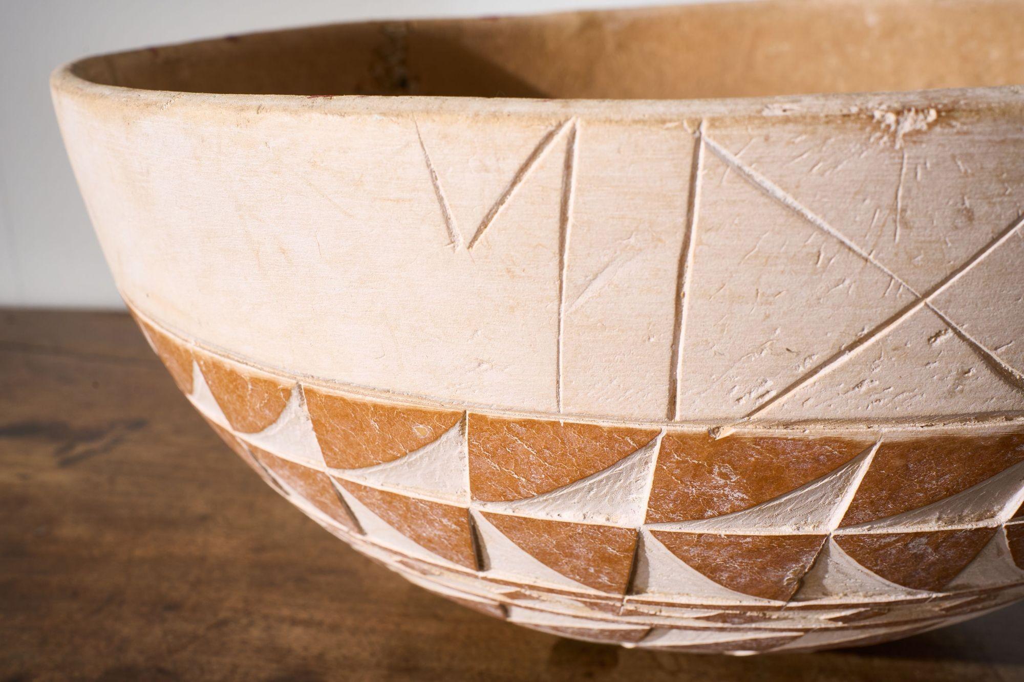 Organic Material 20th Century African carved Gourd bowl - No 3 For Sale