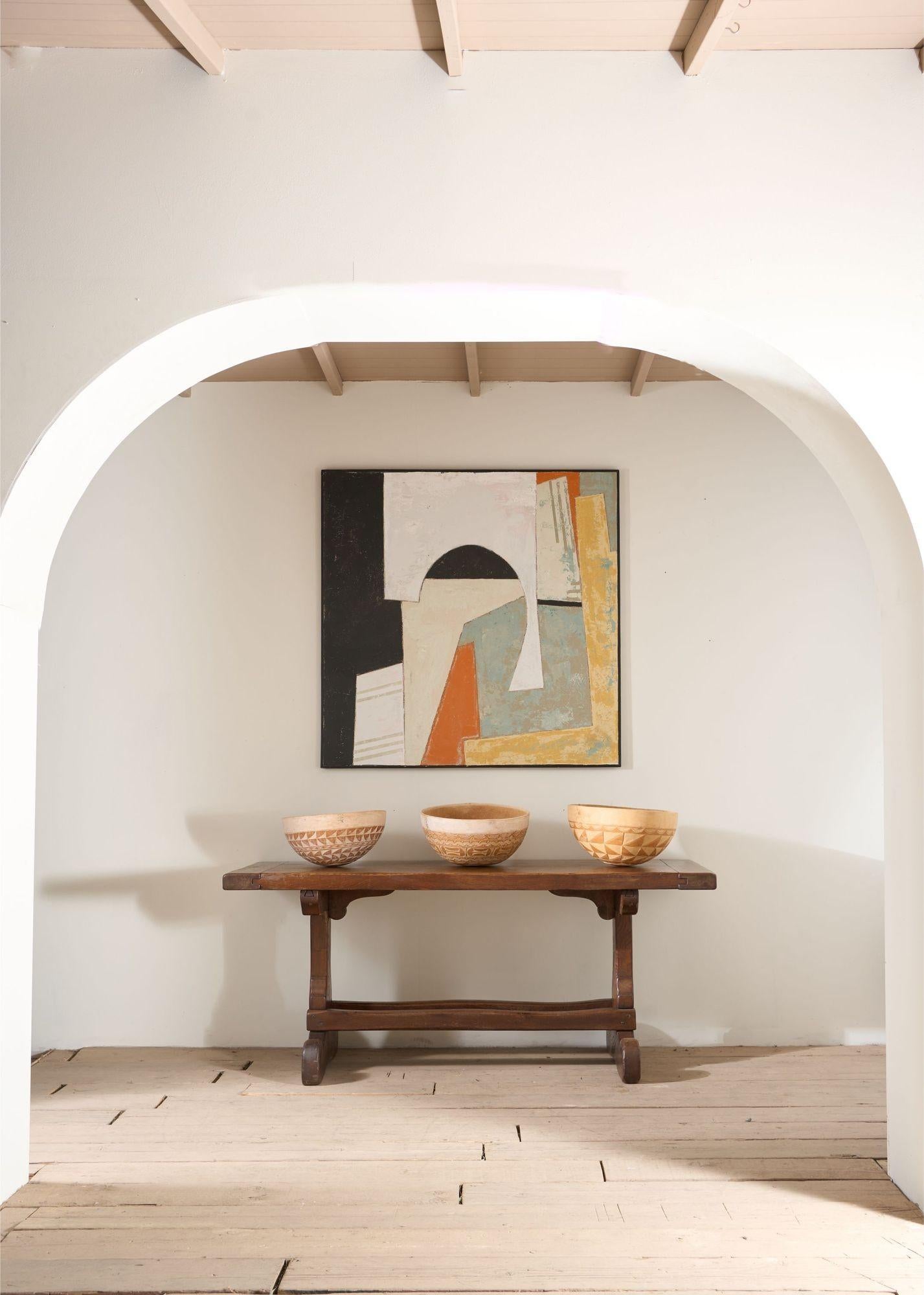 20e siècle Coupe en calebasse sculptée africaine - No1 en vente 3