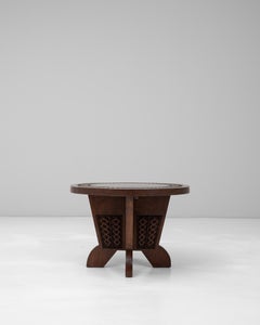 20th Century African Carved Wooden Coffee Table in Original Patina