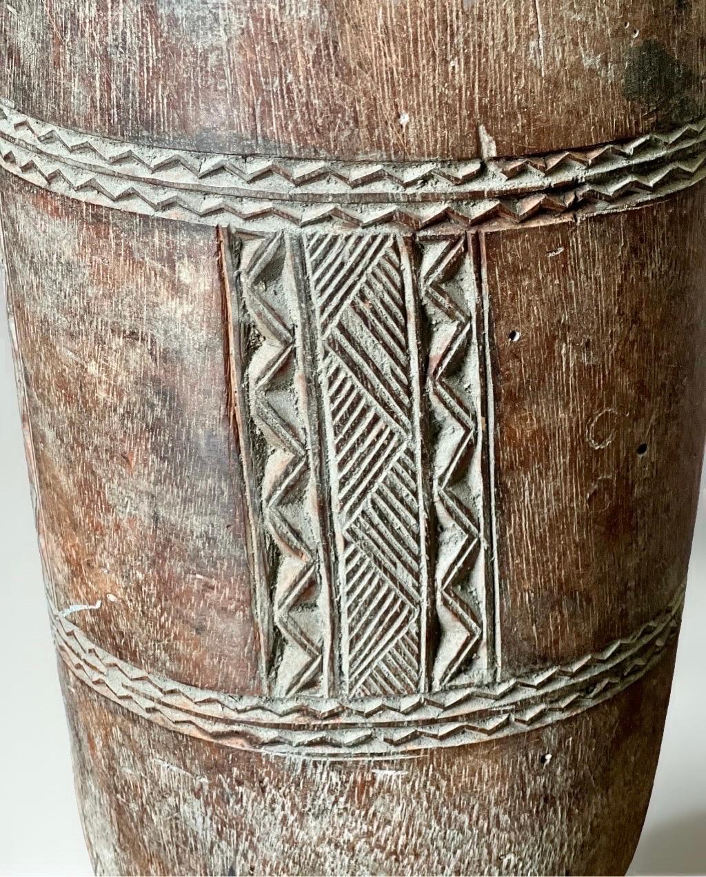 Hide 20th Century African Ceremonial Drum