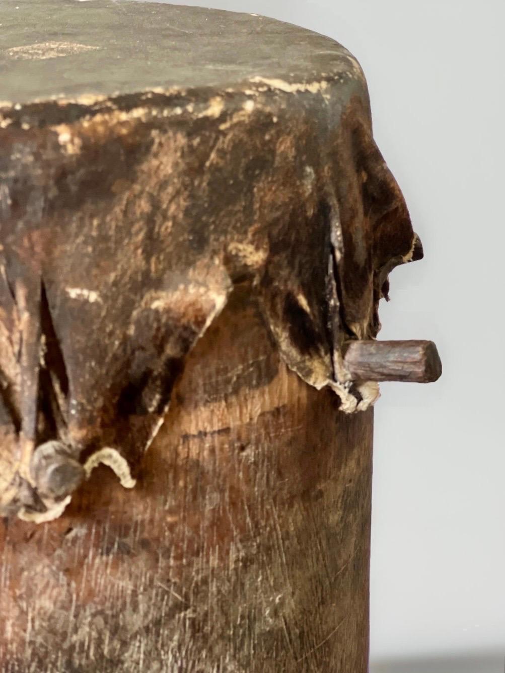 20th Century African Ceremonial Drum 1