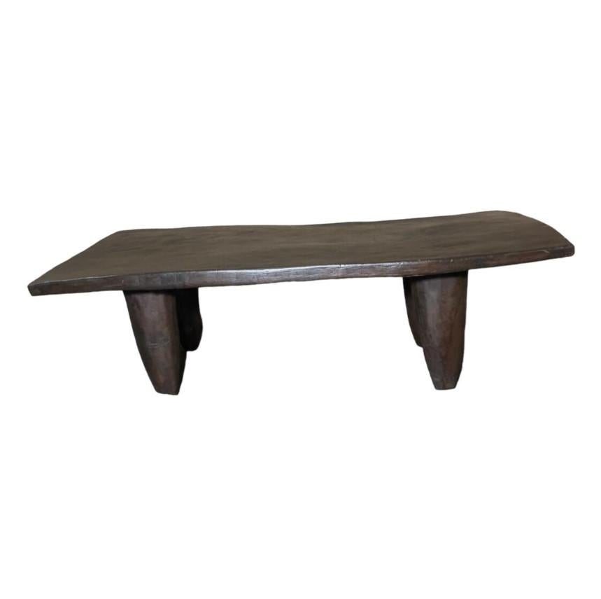 Primitive 20th Century African Senufo Bench / Coffee Table For Sale