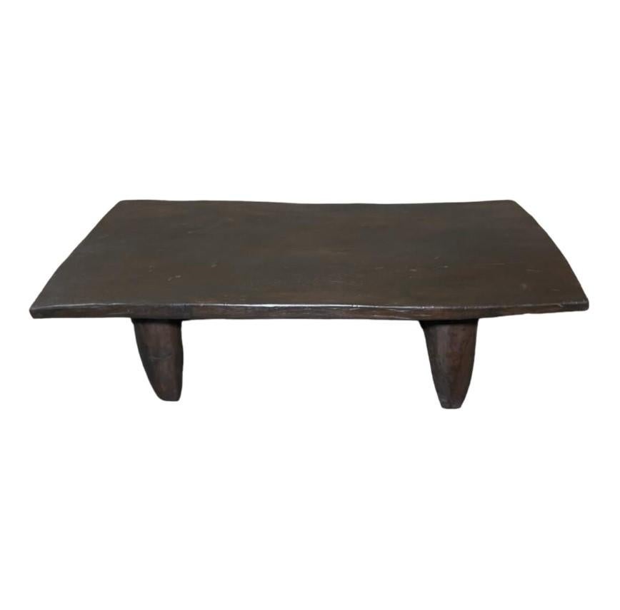 Hand-Carved 20th Century African Senufo Bench / Coffee Table For Sale