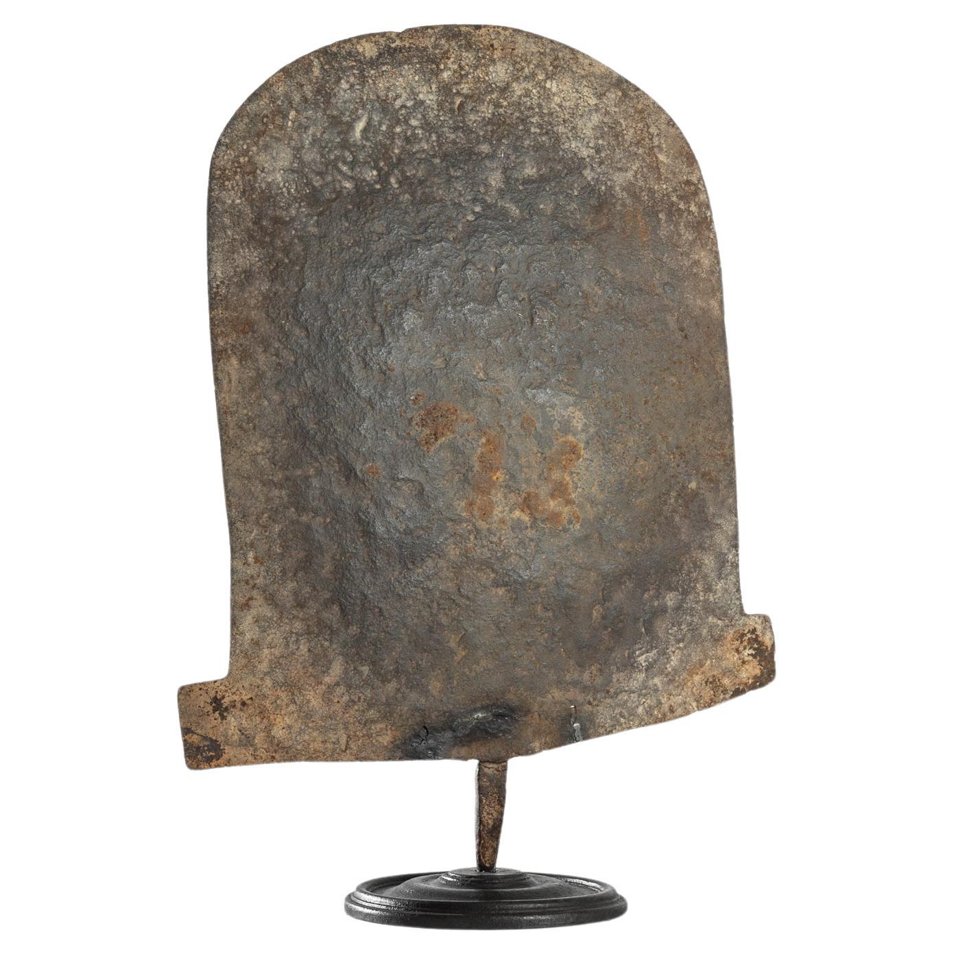20th Century African Shovel Currency on Stand For Sale