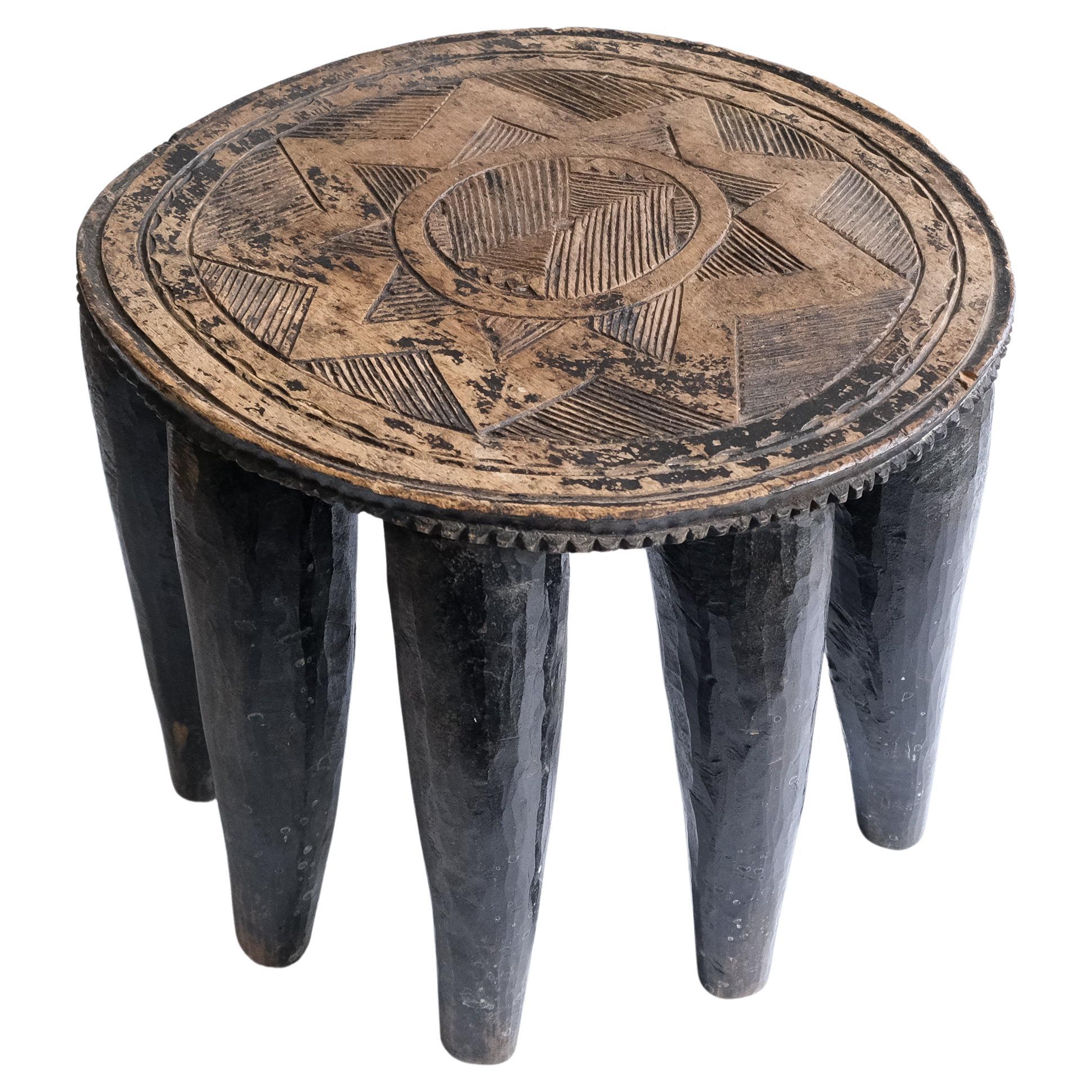 20th Century African Ten-Legged Nupe Stool or Table, Nigeria c.1950s