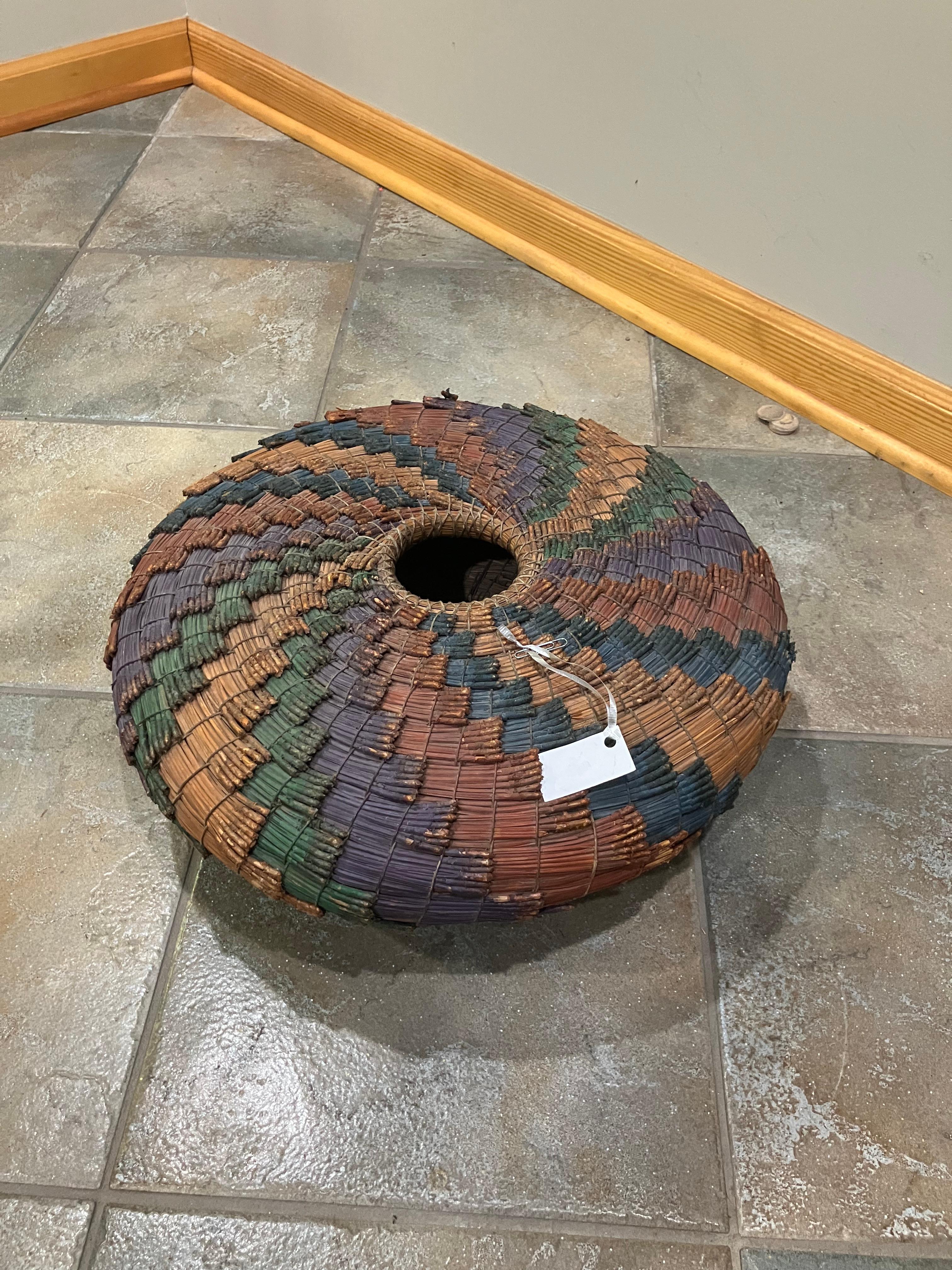 20th Century African Woven Basket Bon état - En vente à Winnetka, IL