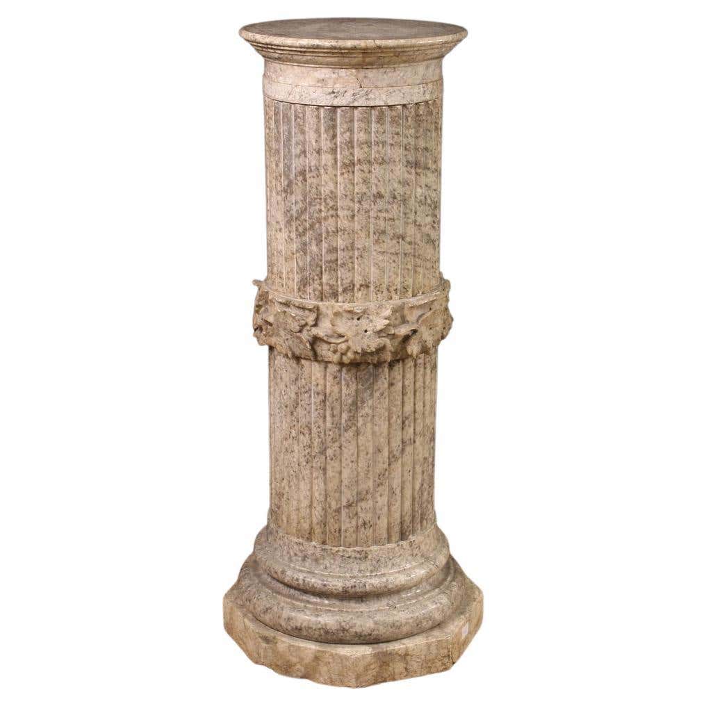 20th Century Alabaster Italian Column, 1930 For Sale at 1stDibs
