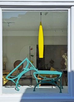 20th Century Alessandro Pianon Murano Glass Pendant Lamp for Vistosi, Yellow