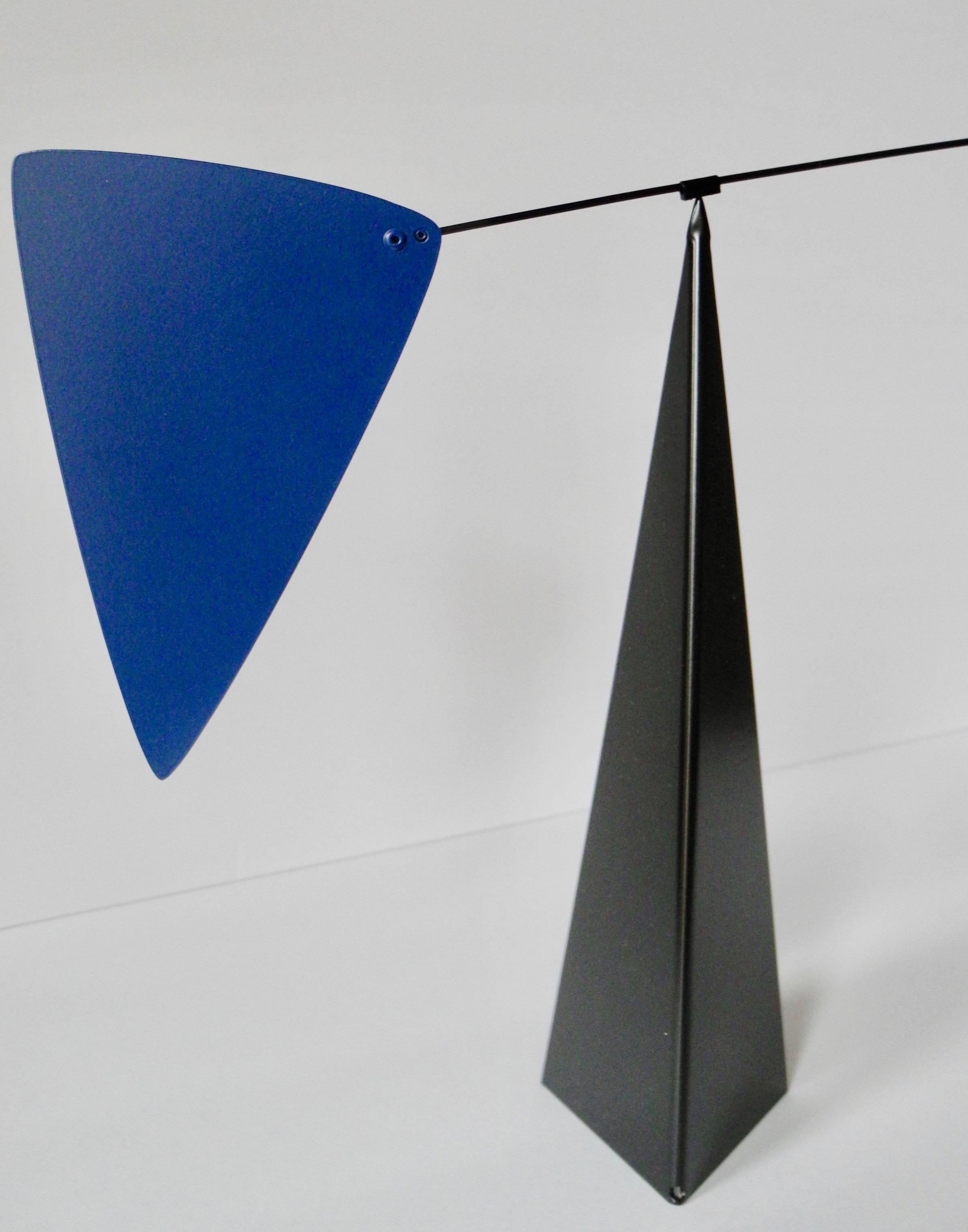 Mid-Century Modern 20th Century Alexander Calder Style Standing Kinetic Modern Mobile Sculpture