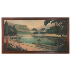 20th Century Alfred Lévy Oil on Panel, 1925