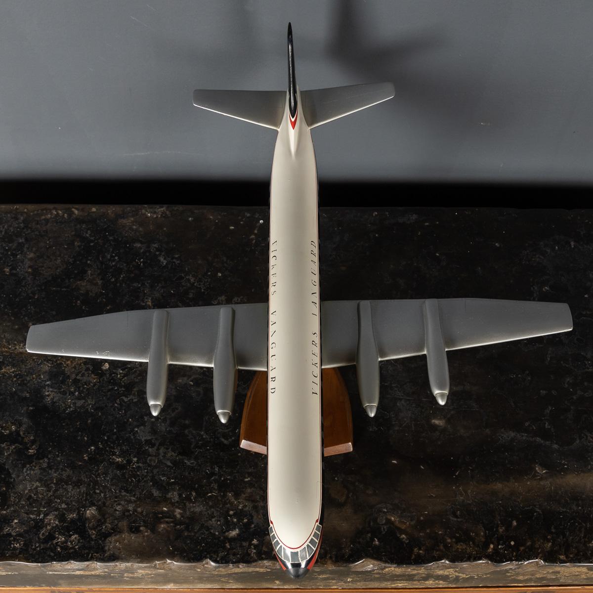 20th Century Aluminium Model of a Vickers Vanguard 950 Airplane 4