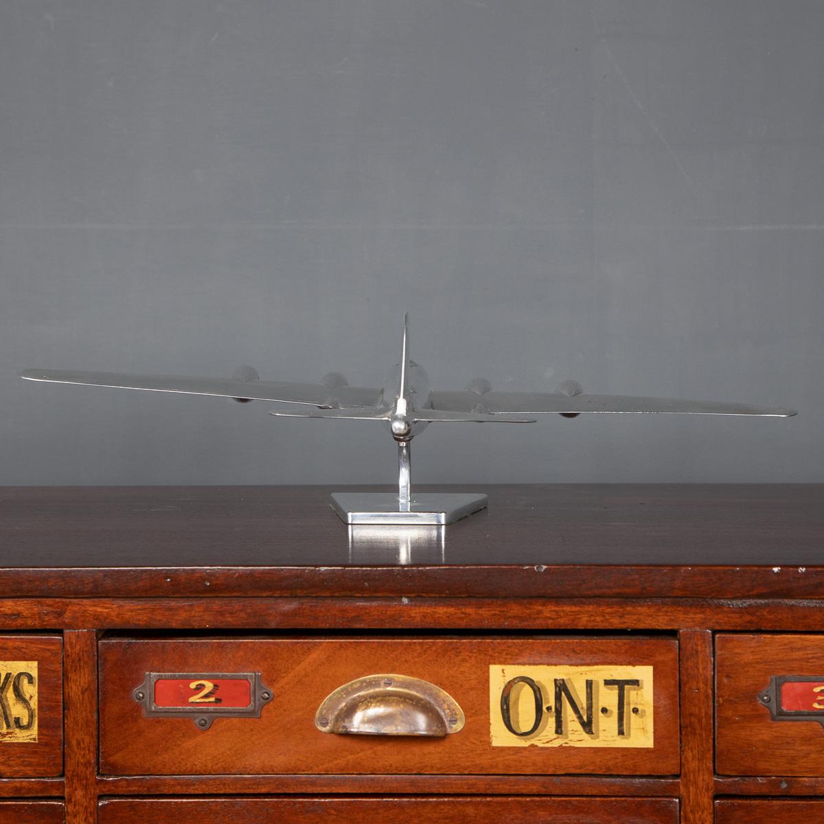 Aluminum 20thC Model Of An American Boeing B-29 Superfortress Bomber Airplane, c.1970 For Sale
