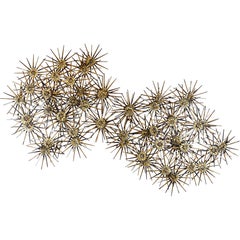 20th Century American Abstract Metal Starburst Wall Sculpture by Marc Weinstein