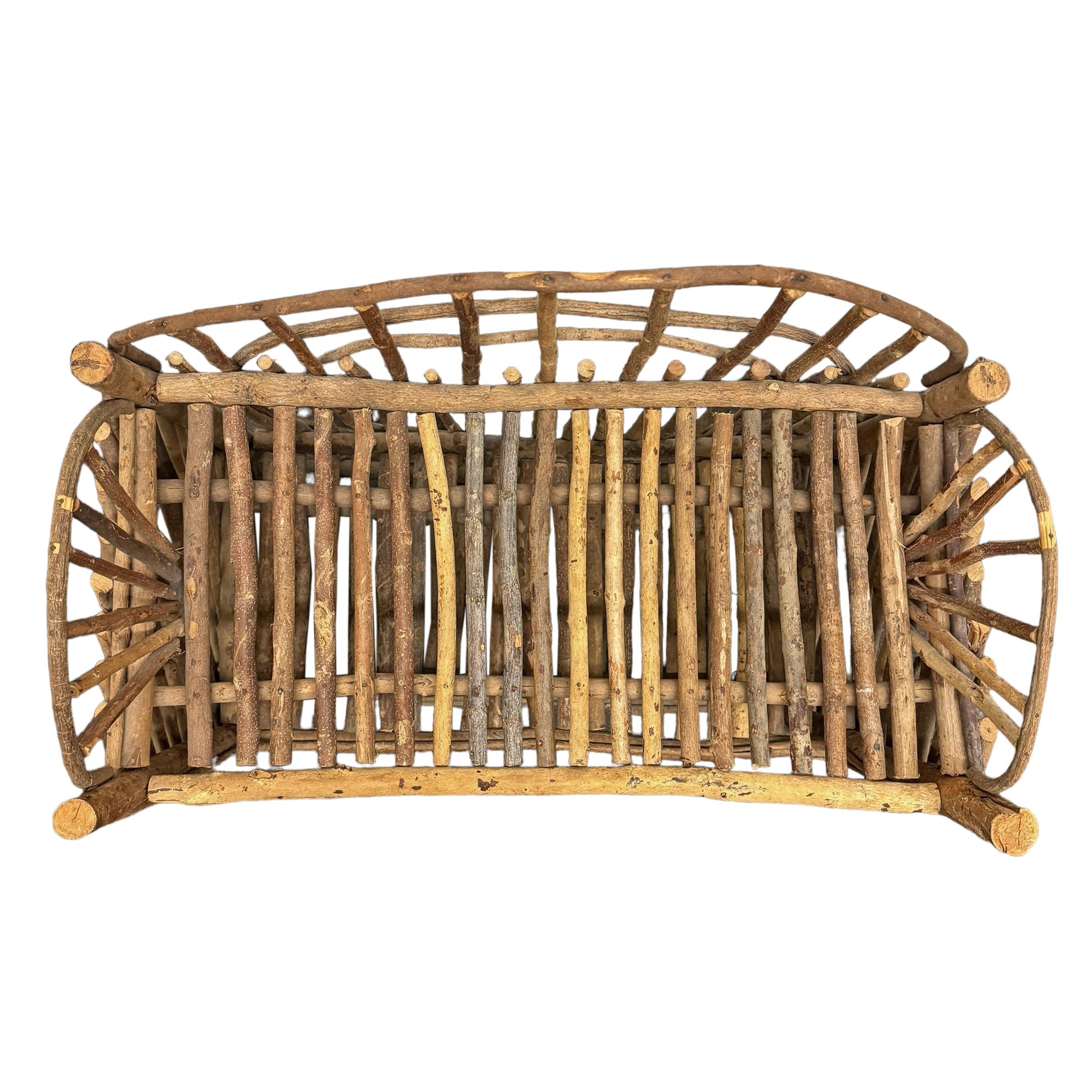 Scaffalatura americana del XX secolo in stile Adirondack in vendita 3