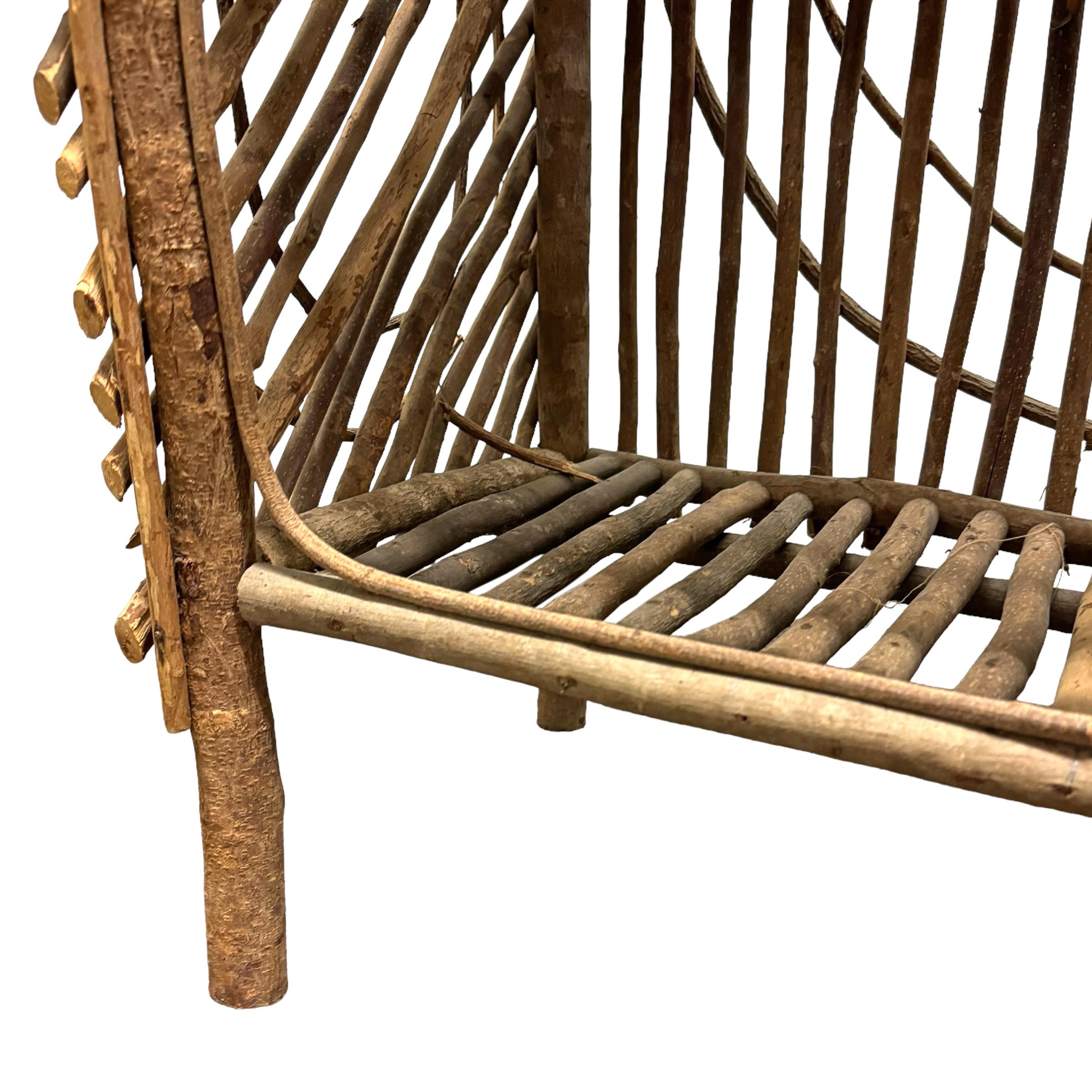 Scaffalatura americana del XX secolo in stile Adirondack in vendita 6