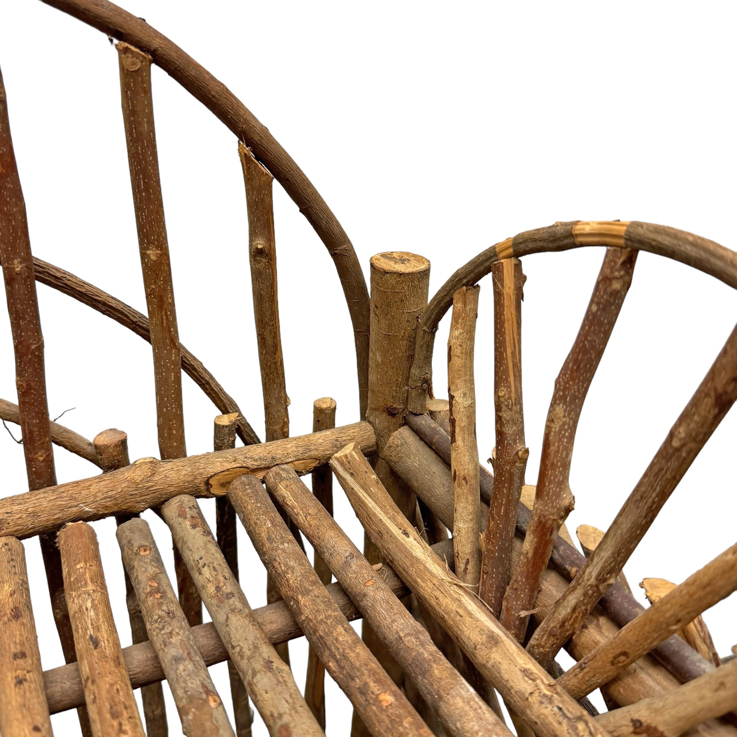 Scaffalatura americana del XX secolo in stile Adirondack in vendita 1