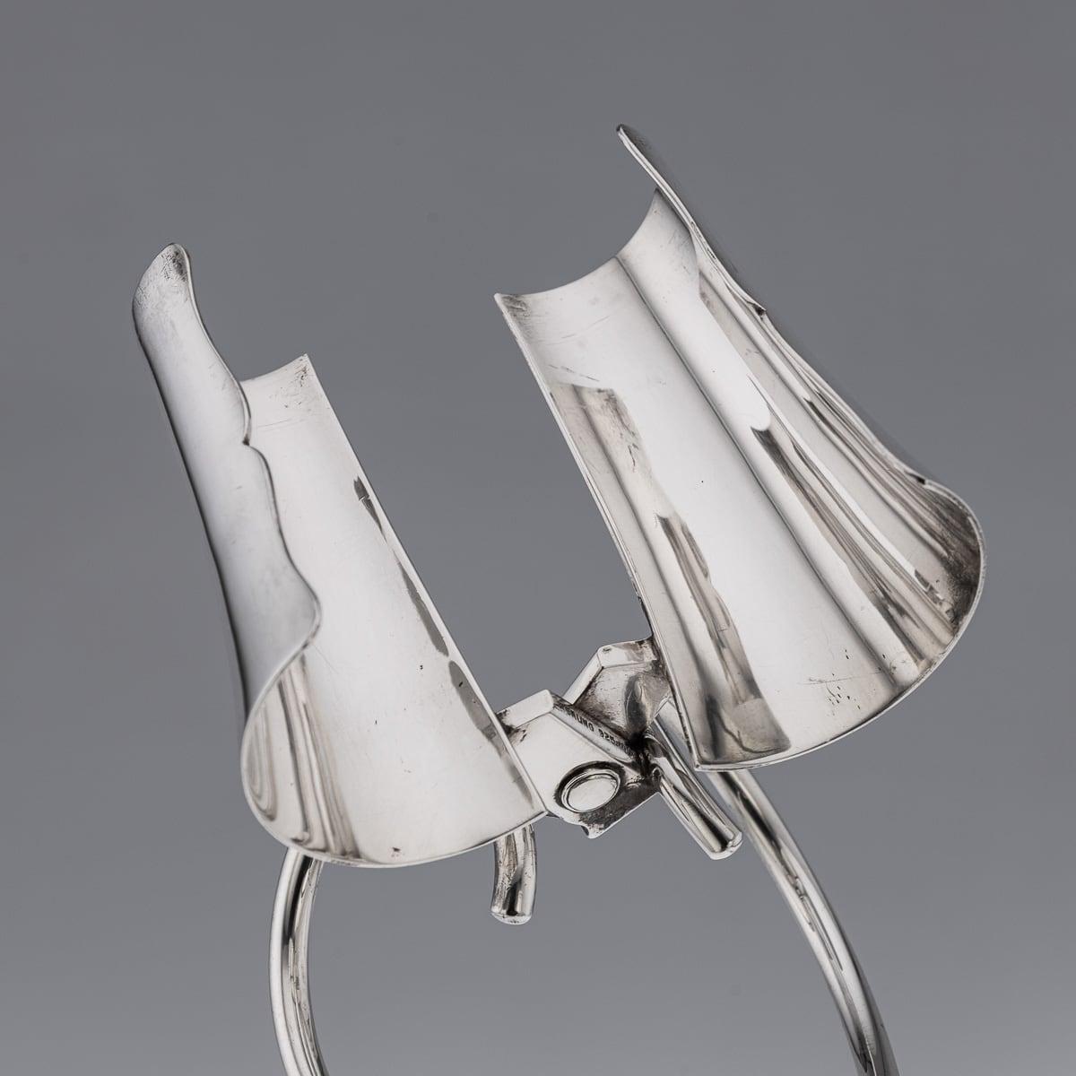 Portabottiglie da vino in argento massiccio Art Deco americano del XX secolo Cartier c.1920 in vendita 5