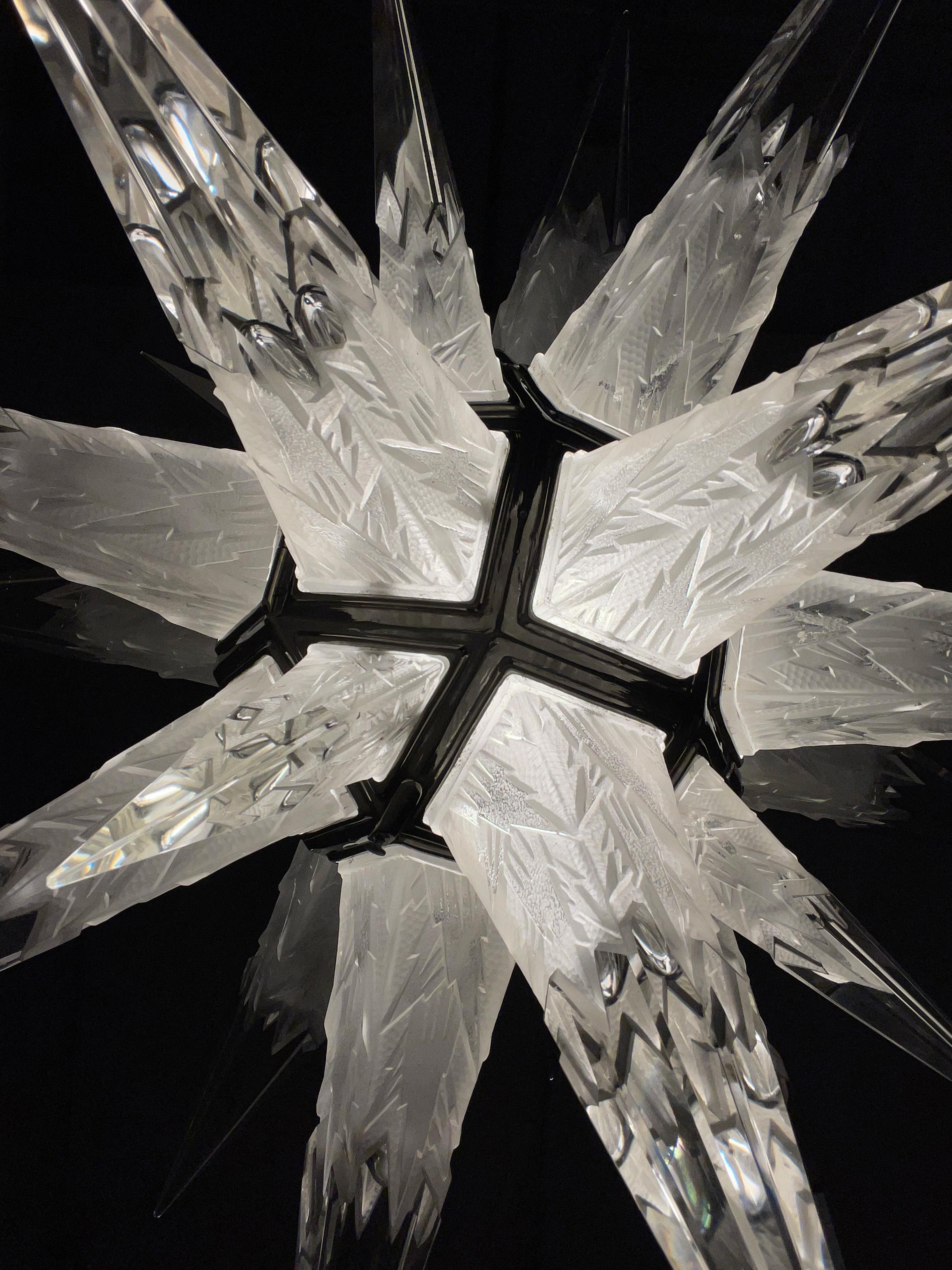 20th Century American Art Deco L'etoilé Chandelier by, Charles J. Weinstein 2