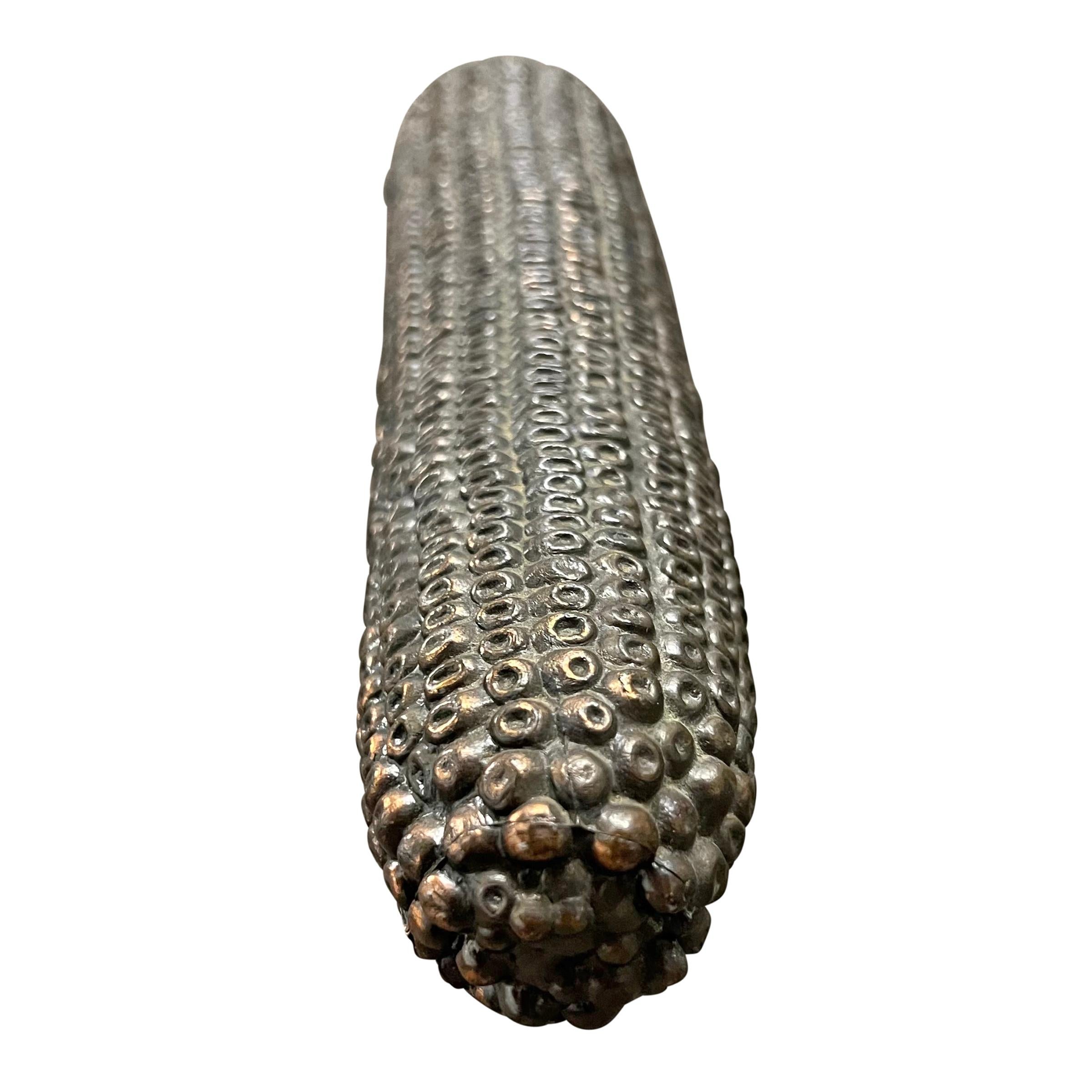 20th Century American Brass Ear of Corn Door Handle For Sale 4