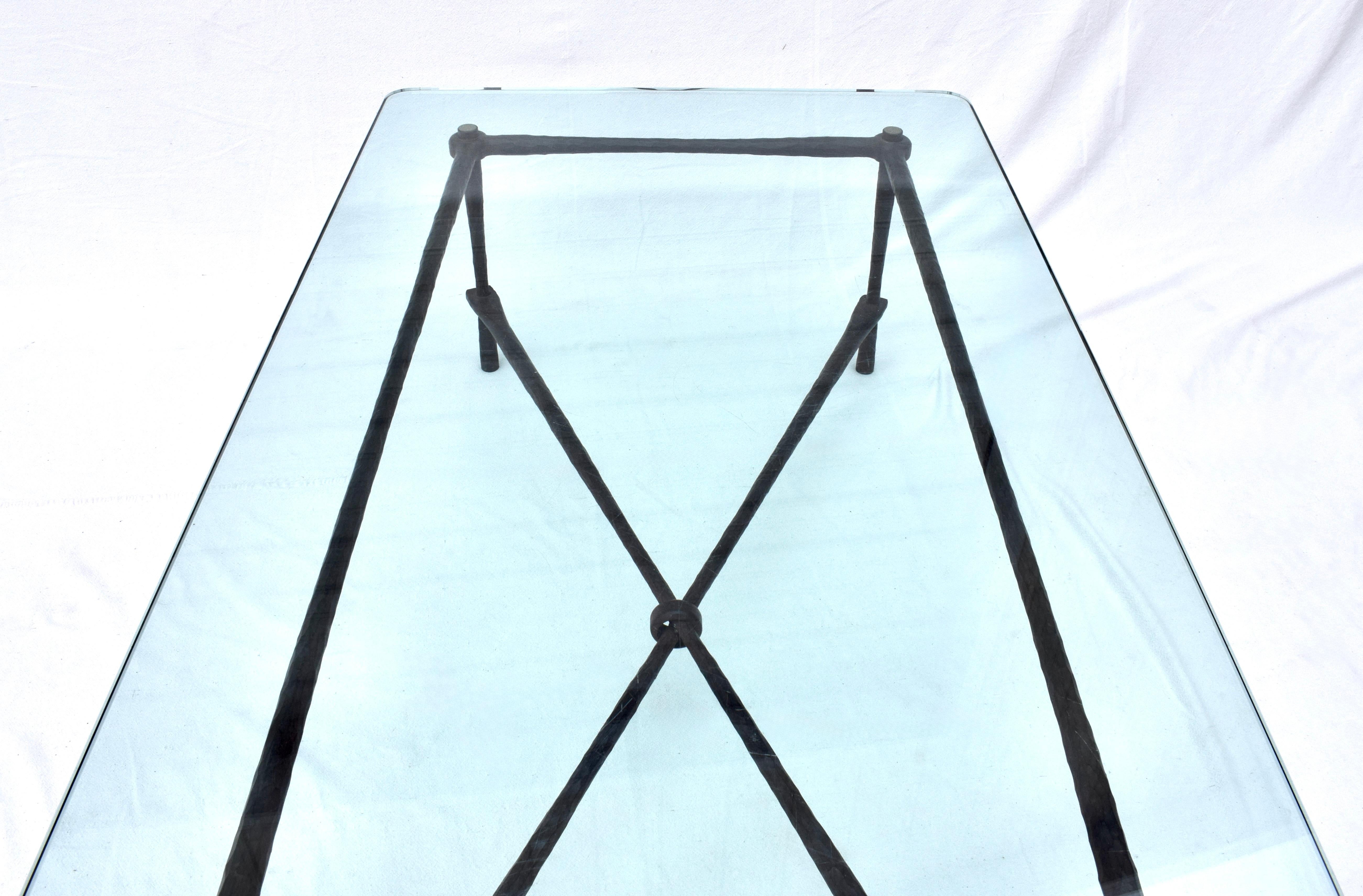 20th Century American Bronze Coffee Table by Carole Gratale For Sale 1