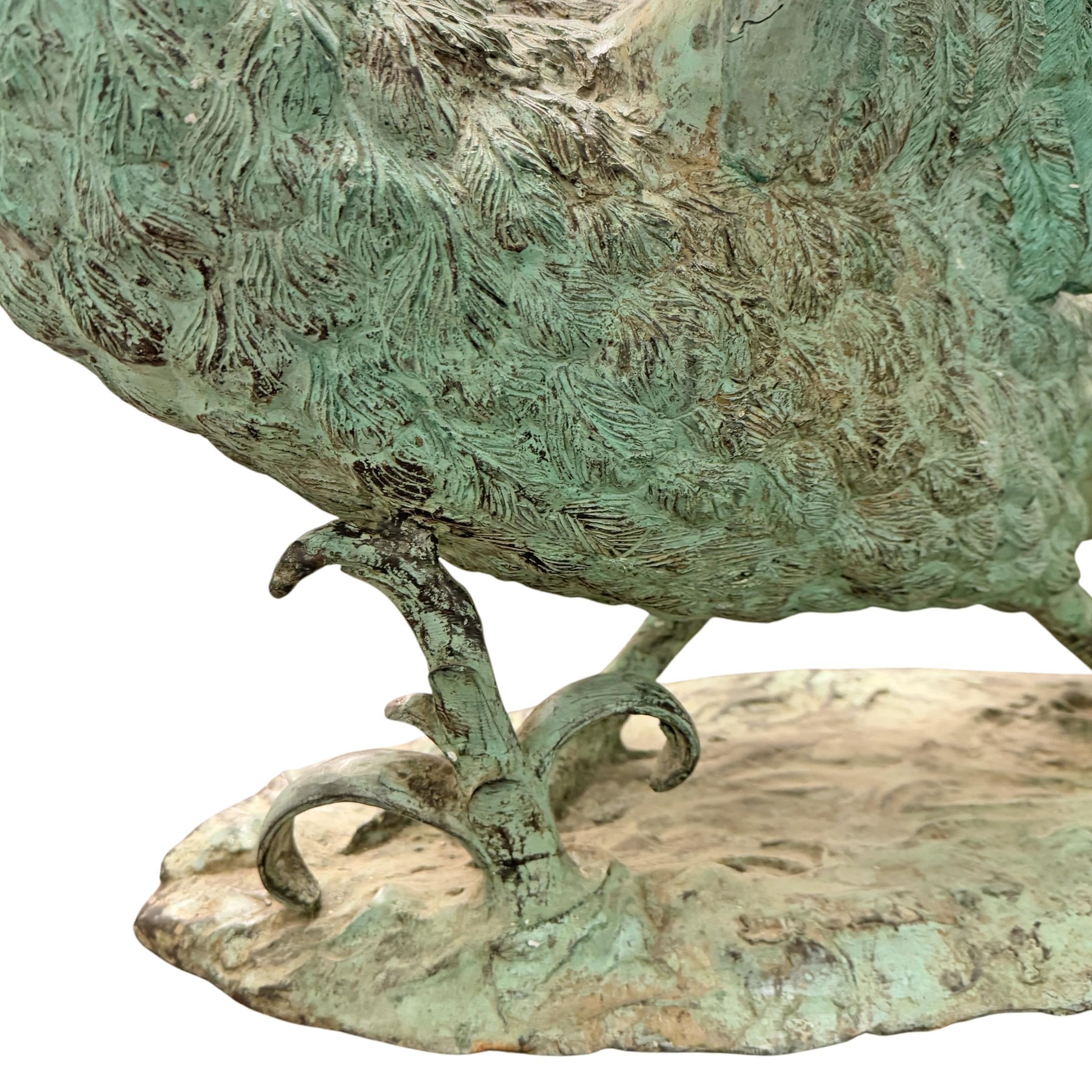 Sculpture américaine en bronze du 20e siècle représentant un Swan en vente 4