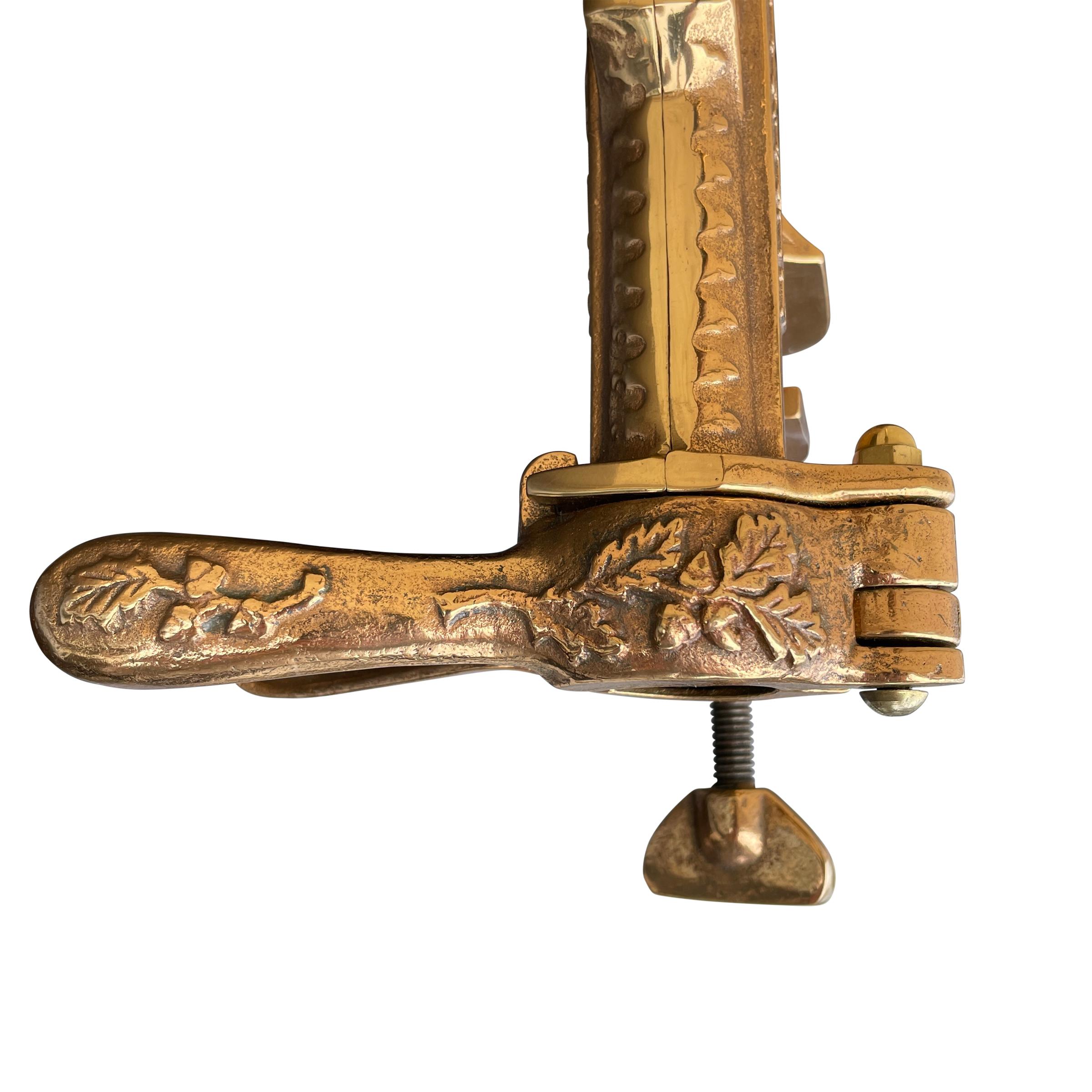 20th Century American Cast Brass Corkscrew 4