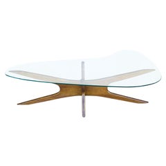 Tavolino da caffè in noce Craft Associates del XX secolo di Adrian Pearsall