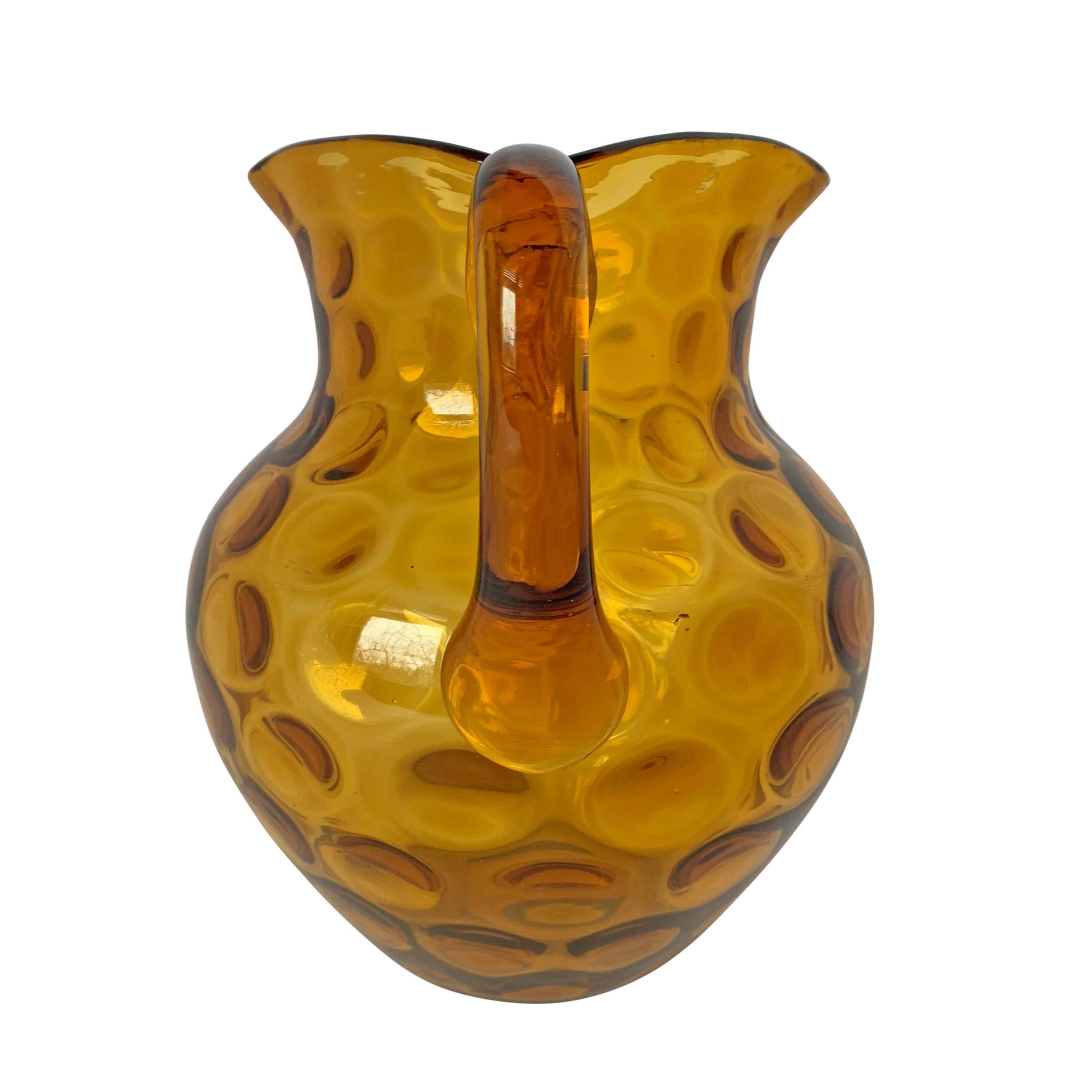 amber glass pitchers