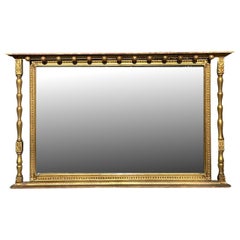 Specchio da tavolo in legno dorato Feder del XX secolo.