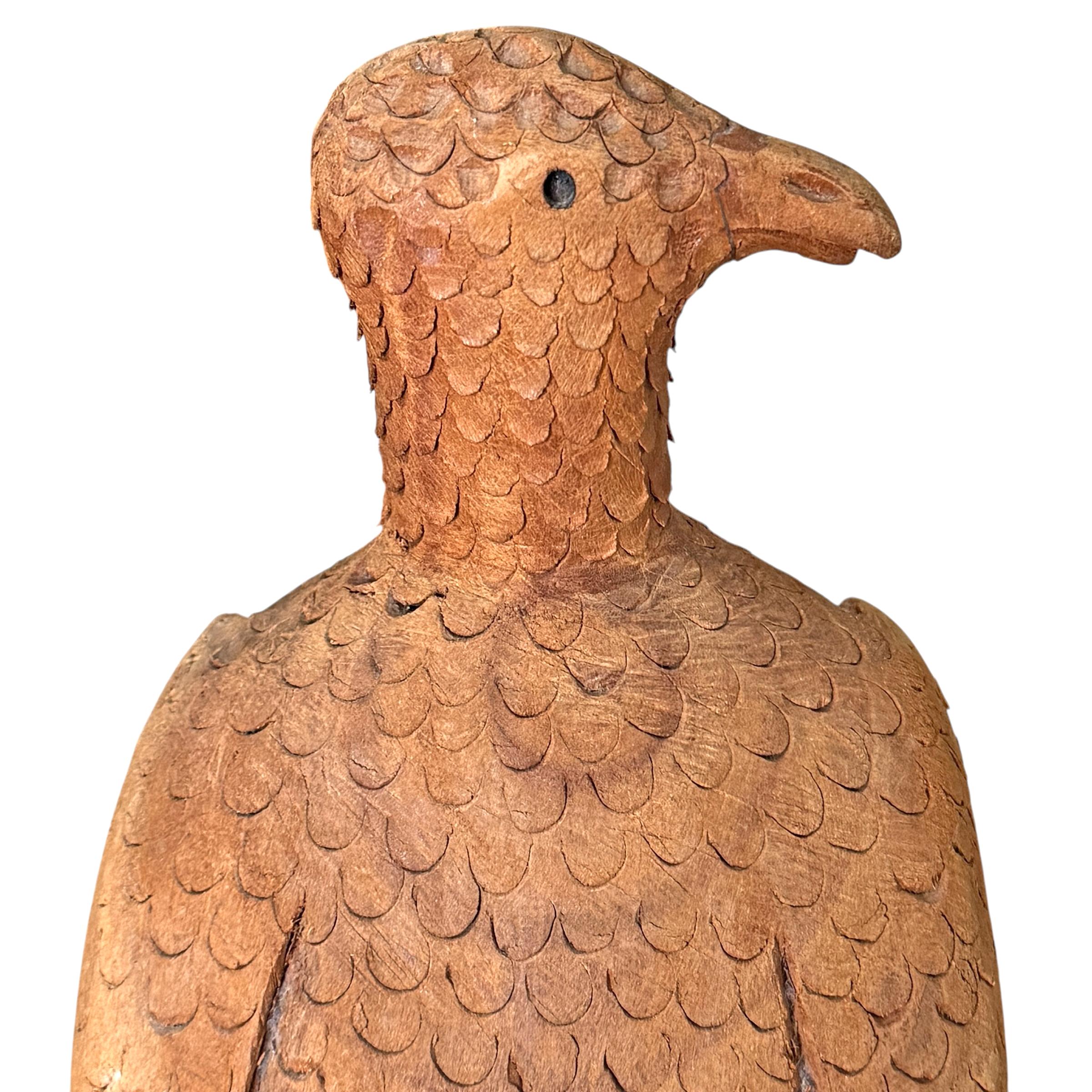 Art populaire américain du 20e siècle, aigle sculpté 3