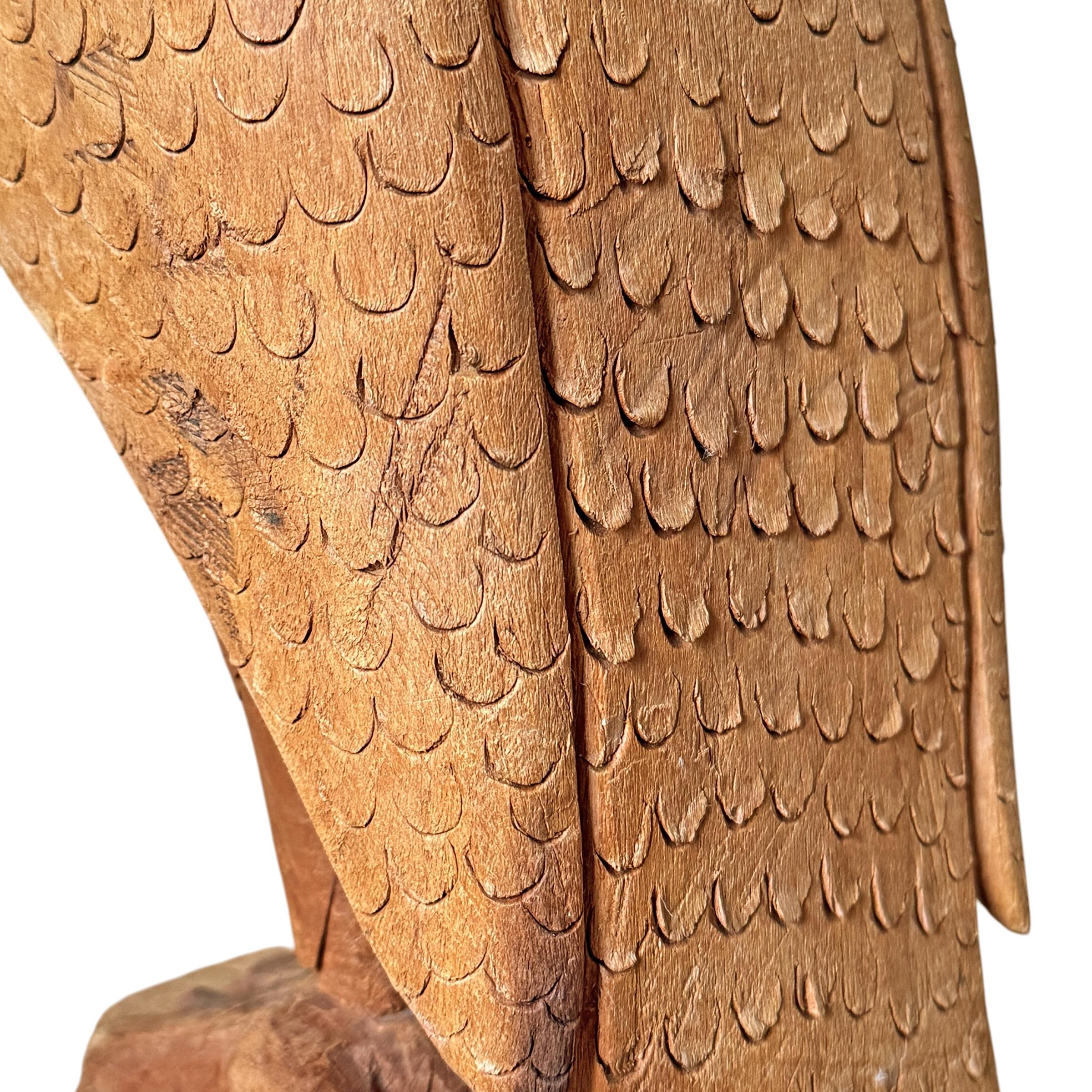 Art populaire américain du 20e siècle, aigle sculpté 4