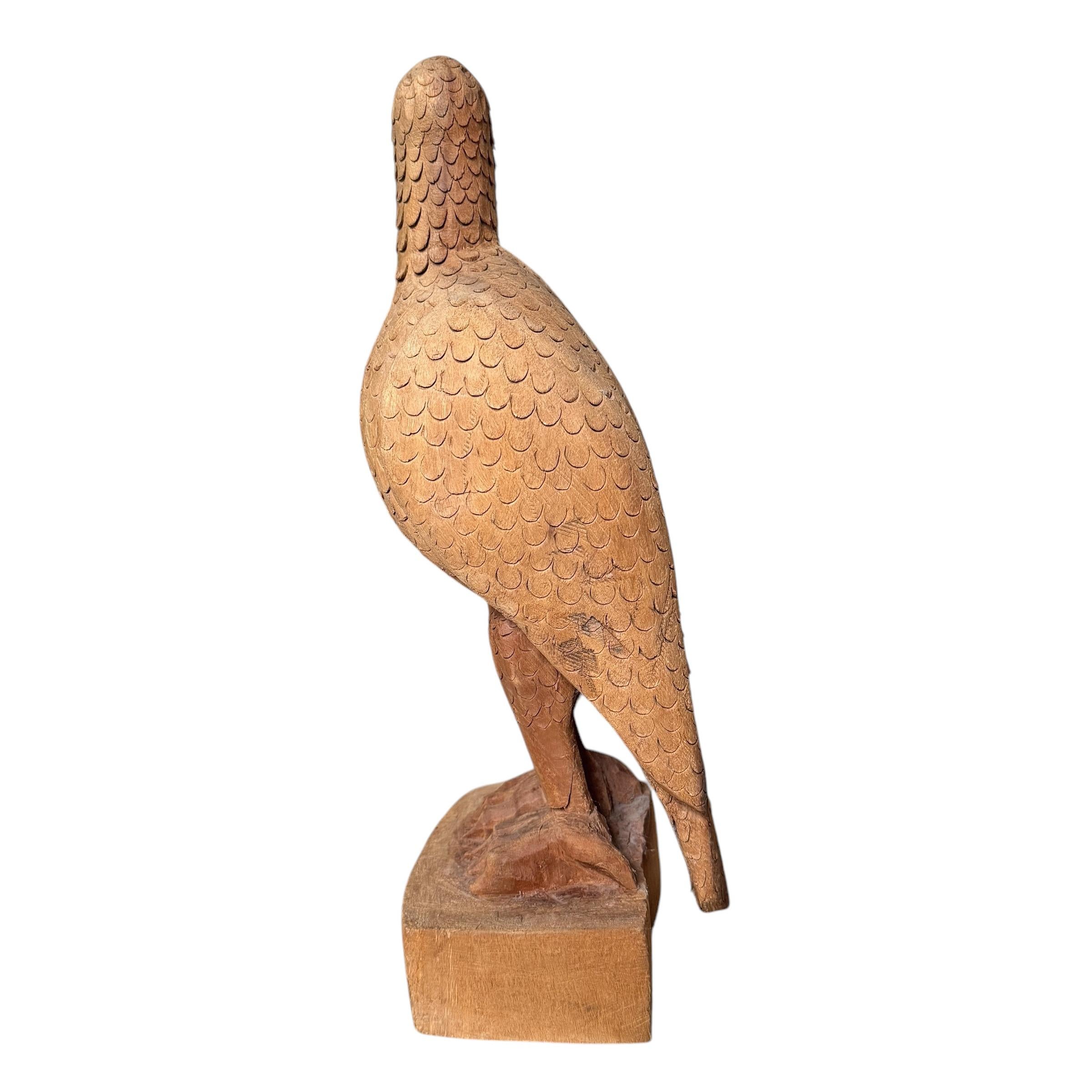 20ième siècle Art populaire américain du 20e siècle, aigle sculpté