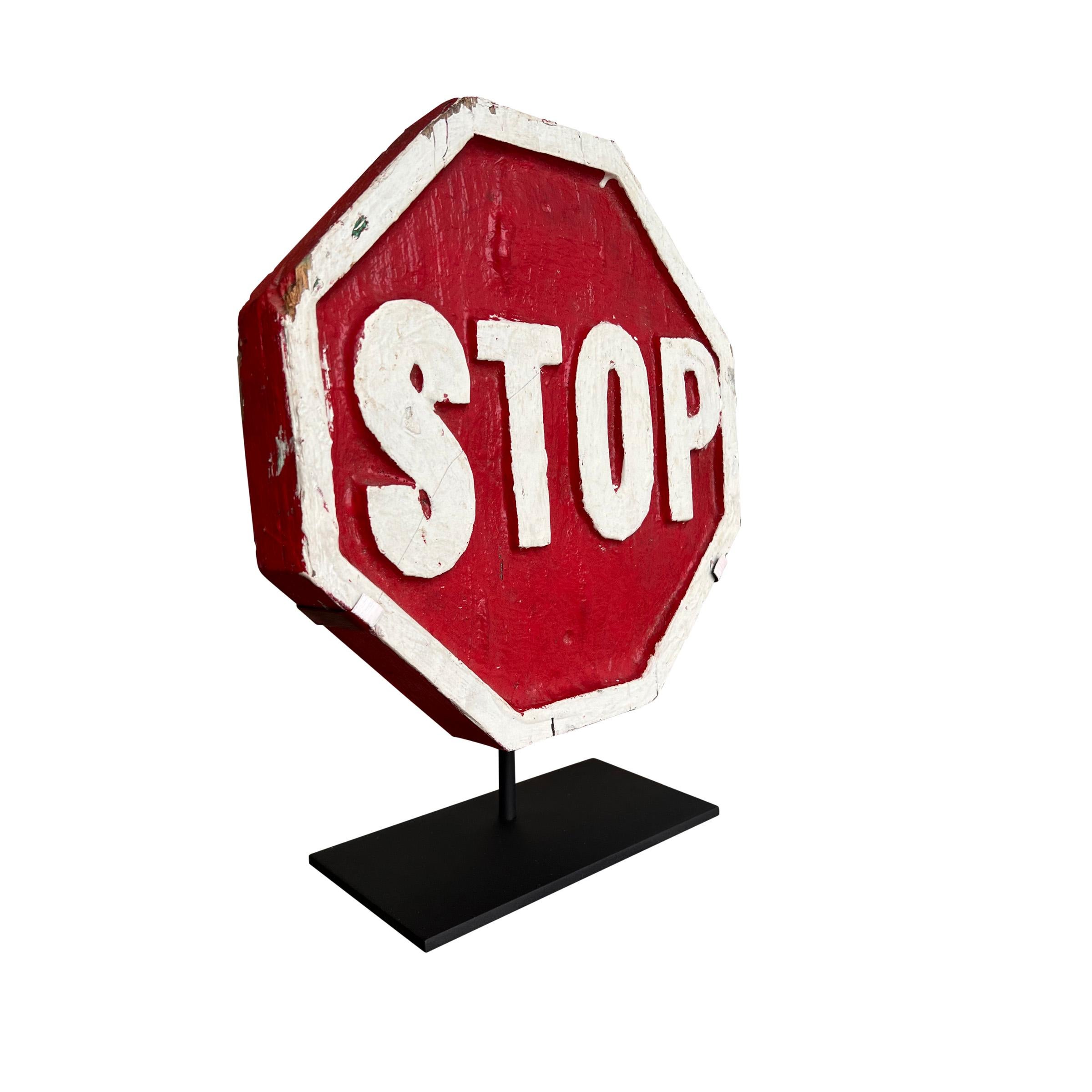 american stop sign