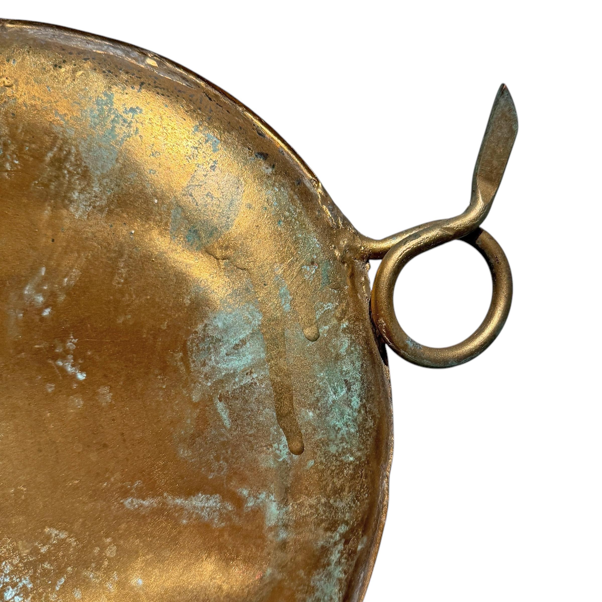 Veleta de cerdo de cobre dorado americano del siglo XX Cobre