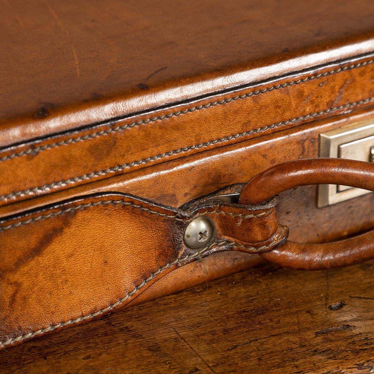 20th Century American Leather Briefcase by Hartmann, circa 1920 For Sale 5