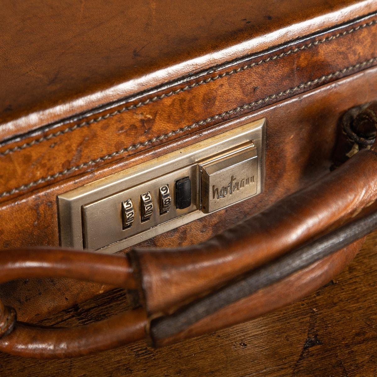20th Century American Leather Briefcase by Hartmann, circa 1920 For Sale 2