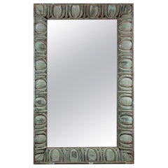 Antique 20th Century American Oversized Wall, Floor Mirror from the Rialto Theater