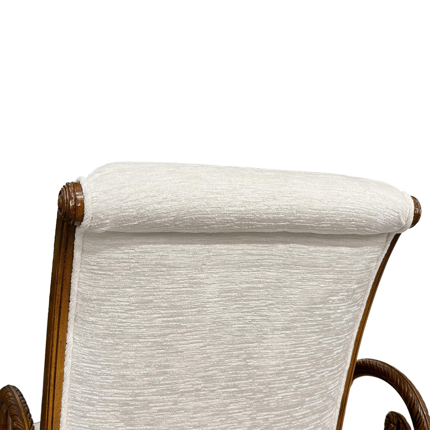 20th Century American Pair of Mahogany Armchairs Attributed to Grosfeld House in vendita 3