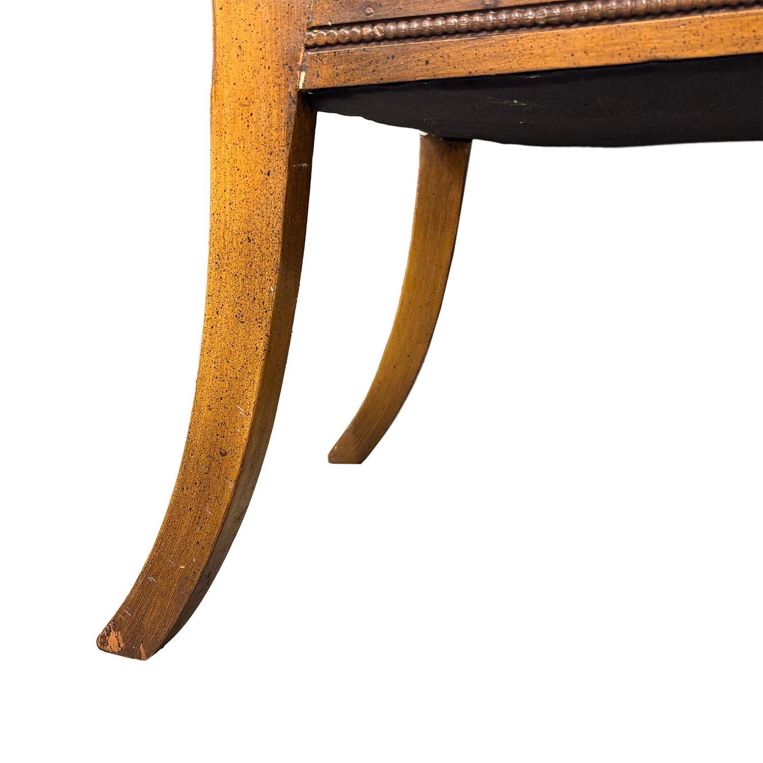 20th Century American Pair of Mahogany Armchairs Attributed to Grosfeld House in vendita 7