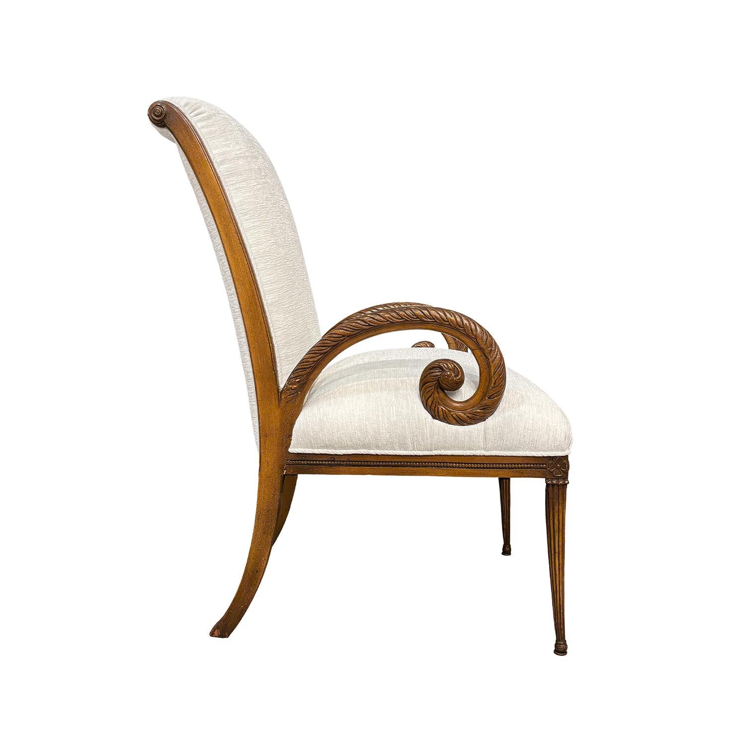 20th Century American Pair of Mahogany Armchairs Attributed to Grosfeld House in vendita 1