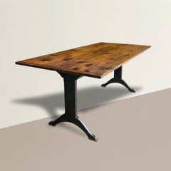 20th Century American Pine Farm Table