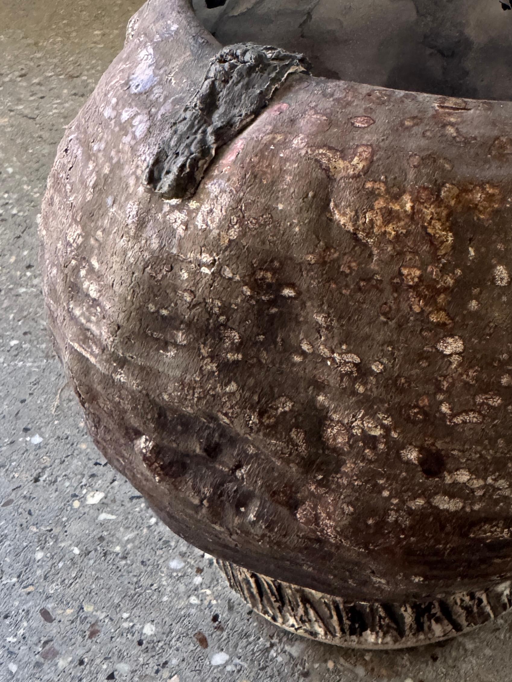 Studio Pottery americano del 20° secolo con manico Raku in stile giapponese Wabi-Sabi in vendita 3