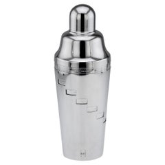 20th Century American Silver Plated "Recipe" Cocktail Shaker By Napier c.1930