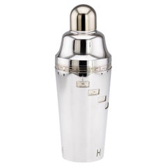 Amerikanischer versilberter Cocktailshaker „Recipe“ des 20. Jahrhunderts von Napier, um 1930