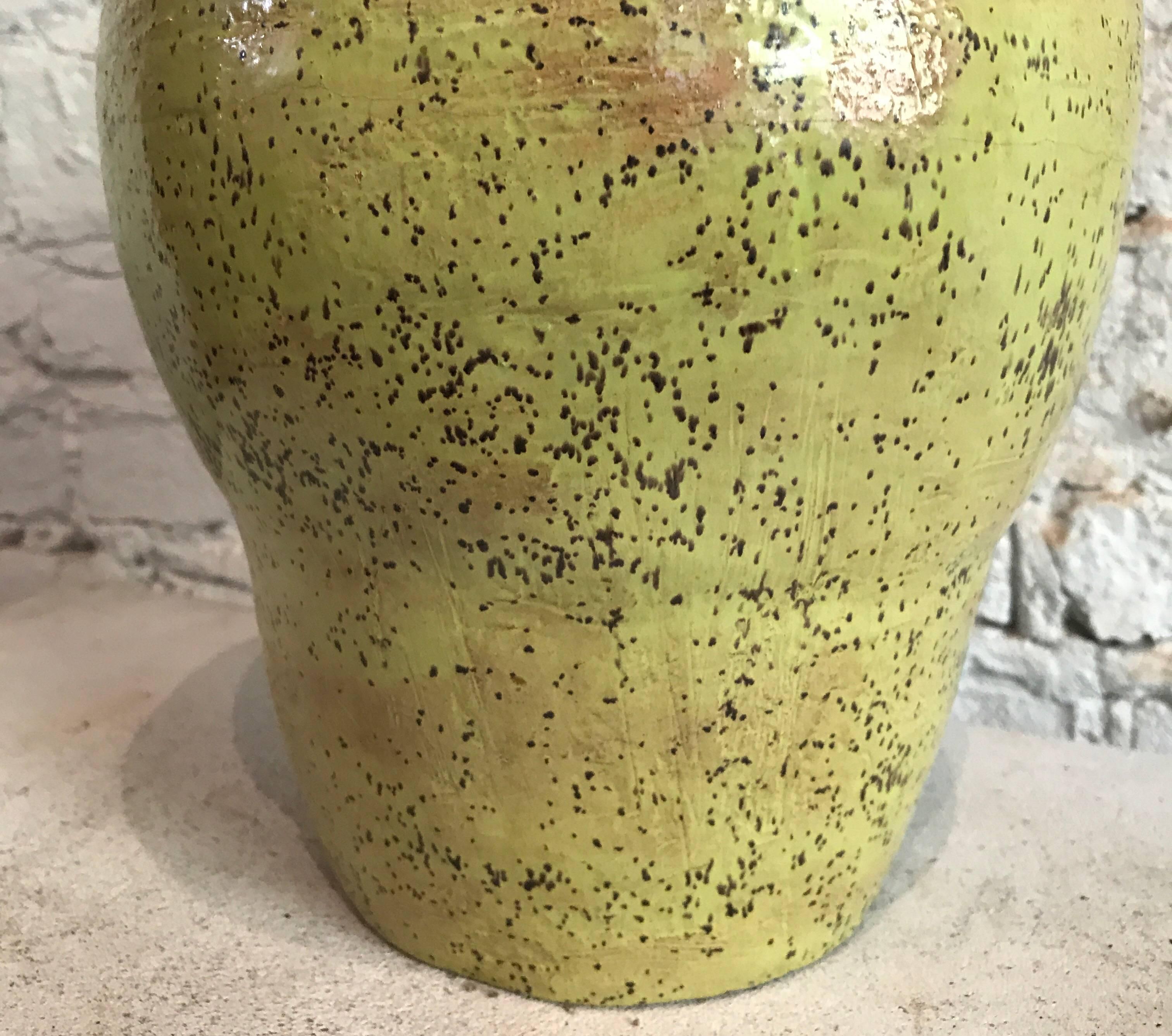 20th Century American Studio Pottery in Citron For Sale 6