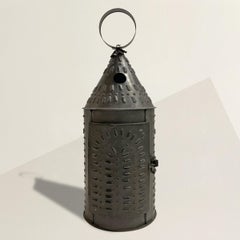 20th Century American Tin Candle Lantern