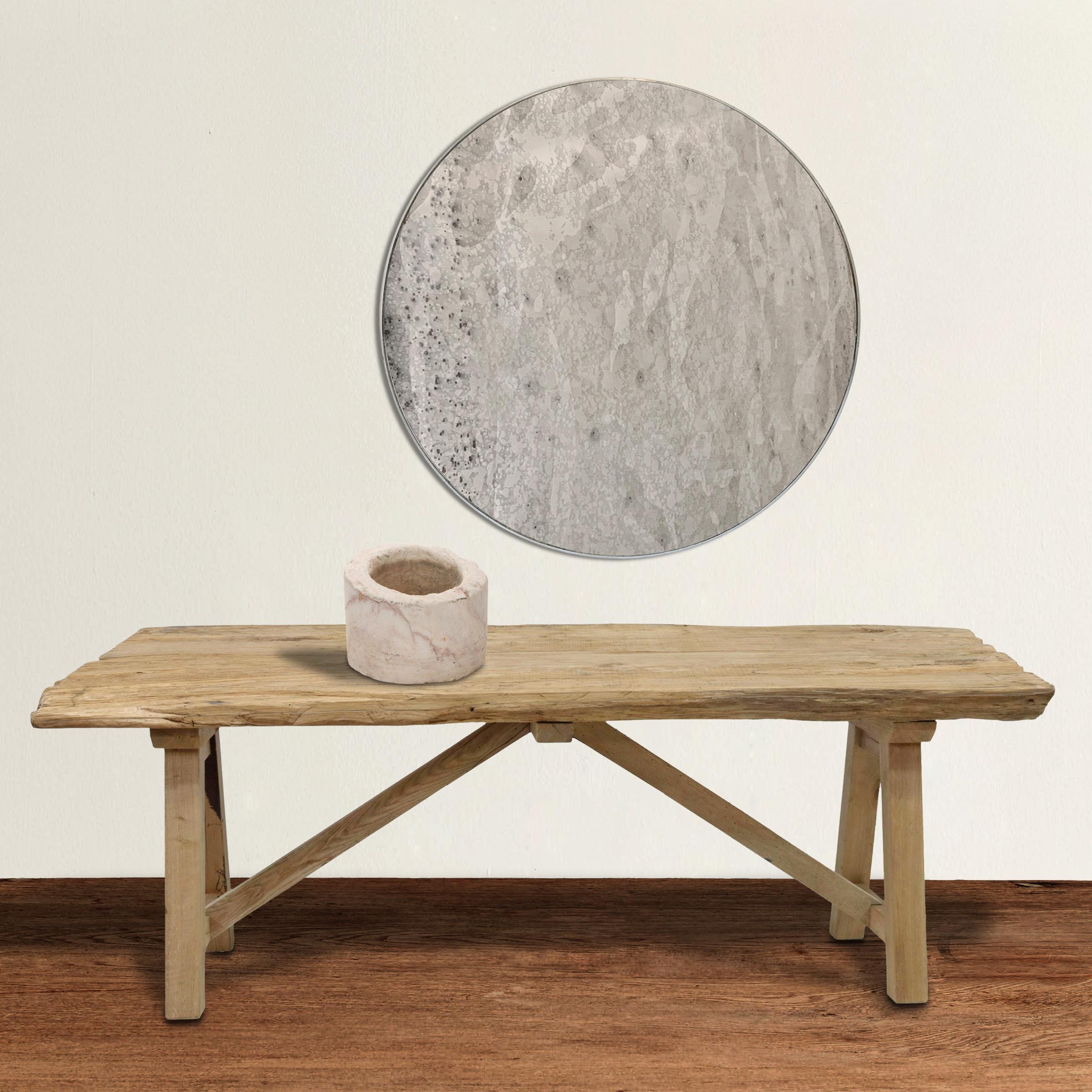 Rustic 20th Century American Trestle Table