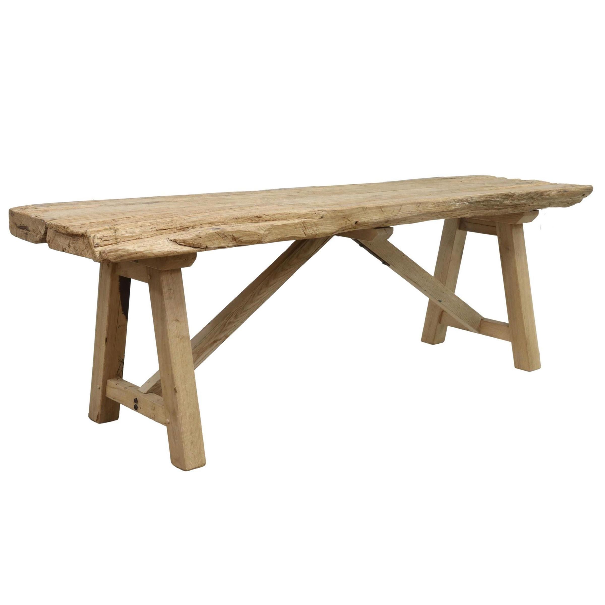 North American 20th Century American Trestle Table