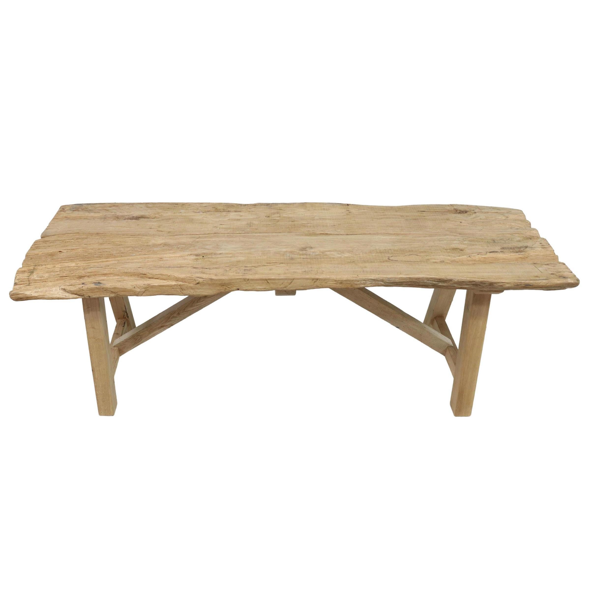 Oak 20th Century American Trestle Table